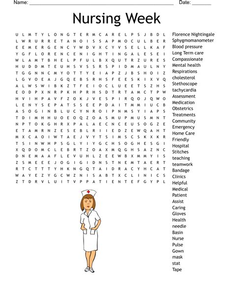 Medical Word Searches Printable