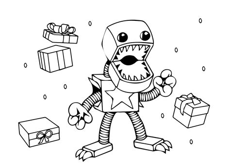 Coloriage Boxy Boo Imprimer Sur Coloriageenfant