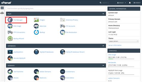 How To Show Hidden Files Htaccess In Cpanel File Manager Hostonnet