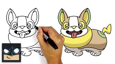 How To Draw Yamper Pokemon Sword And Shield Youtube