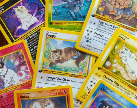 Holographic Pokémon Card - Etsy UK
