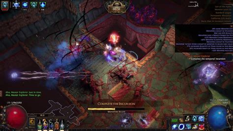 Path Of Exile Storm Brand Mom Eb Hierophant Lair Of The Hydra