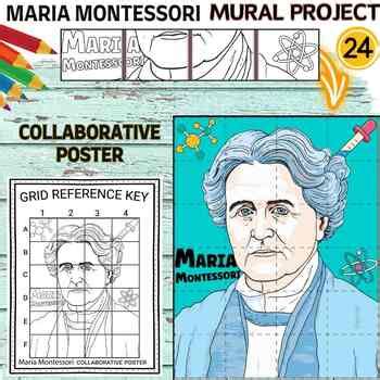 Maria Montessori Collaborative Poster Mural Project Womens History