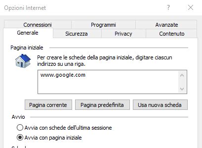 Modificare HOME Sui Vari Browser Windows Per Tutti