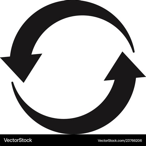 Refresh Icon Royalty Free Vector Image Vectorstock