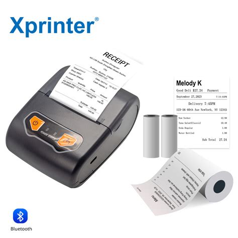 Xprinter Mini Imprimante Thermique Xp P A Mini Poratble Mm Thermal