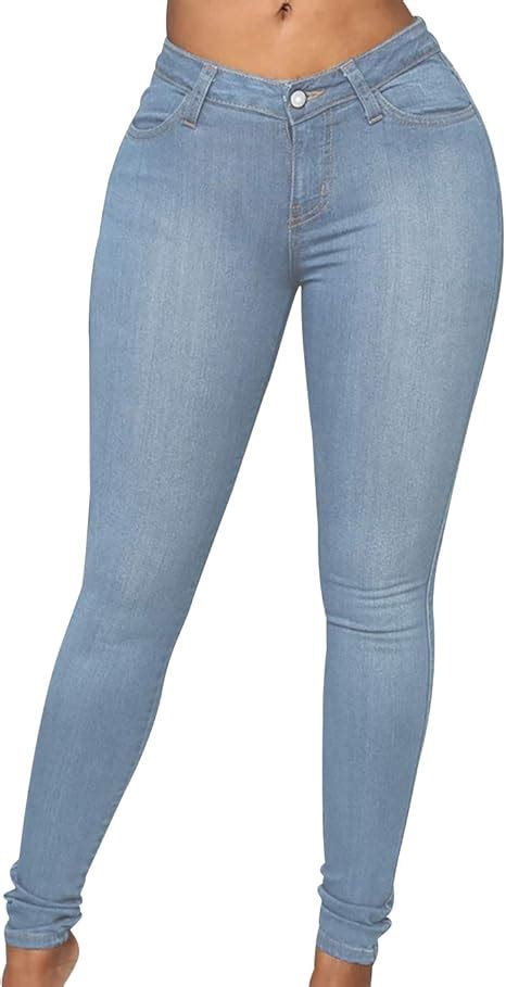 Jeans Femme Taille Haute Jean Skinny Slim Femme Grande Taille Pantalons