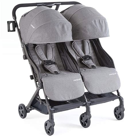 Mompush Ultra-Lightweight Double Strollers Side by Side Stroller for ...