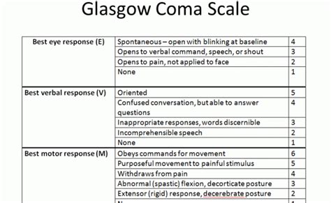 How To Calculate A Glasgow Coma Scale Gcs Score First Otosection