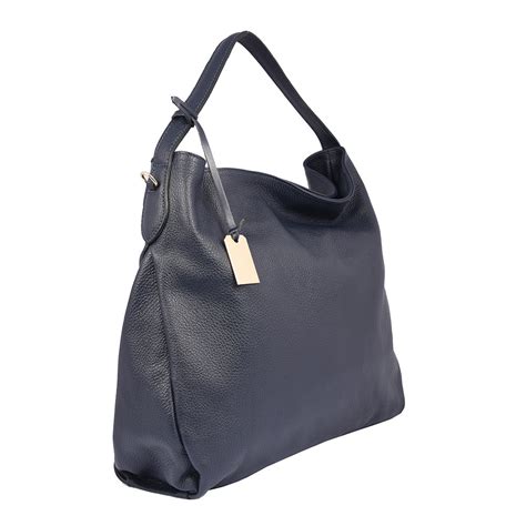 Borsa A Spalla Morbida Blu Florence Bag