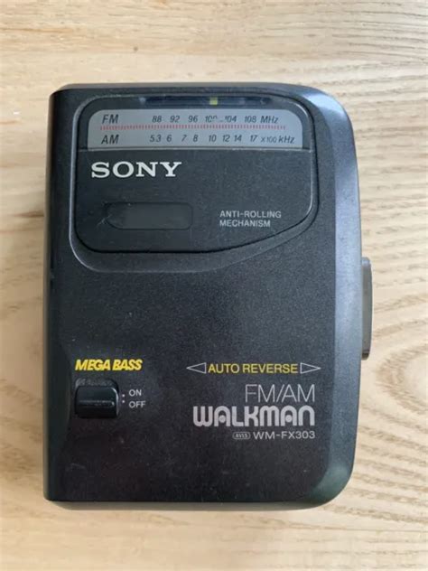 Vintage Sony Walkman Wm Fx Am Fm Radio Cassette Player Mega Bass Eur