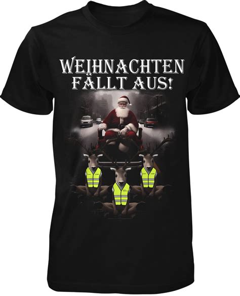 Weihnachten fällt aus weihnachts Sprüche Fun T Shirt 18 90