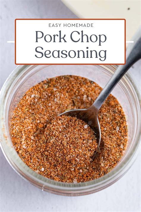 Homemade Pork Chop Seasoning - 40 Aprons