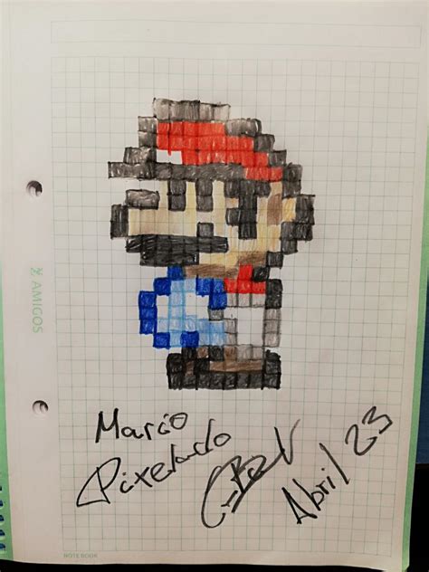 Mario pixel art by catieclipse on DeviantArt