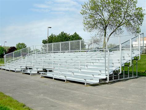 Custom Bleachers - Elevated Seating | JW Industries