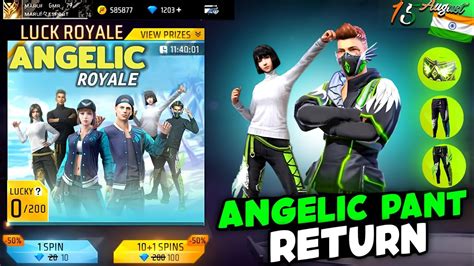 Angelic Pant Return Confirm Date Evo Bundle Return Free Fire