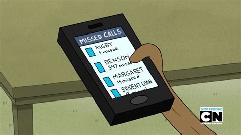 Benson really called Mordecai 347 times. : r/regularshow