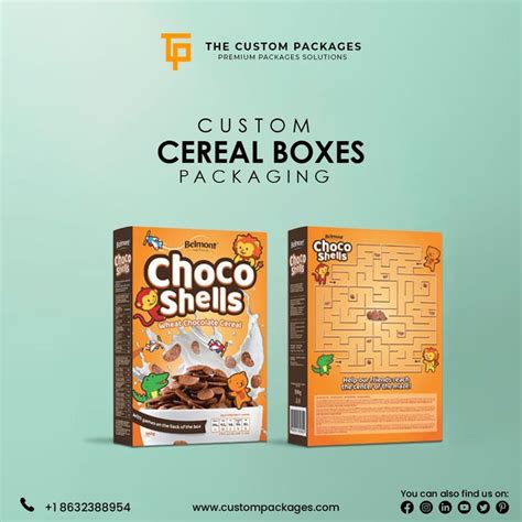 The Custom Cereal Boxes Packaging Is Shown Here