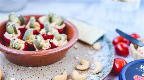 Gevulde Tomaatjes Met Cream Passionel Vegan Lactosevrijeten Nl