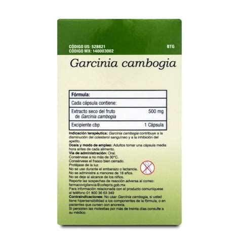 Garcinia Cambogia 500 Mg 60 Caps