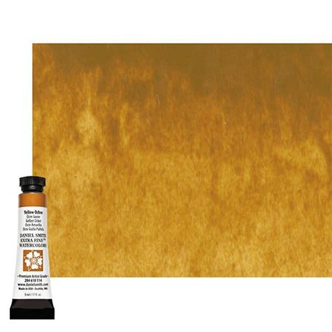 Yellow Ochre 5 Ml Tube Daniel Smith Extra Fine Watercolors Lamune Shop