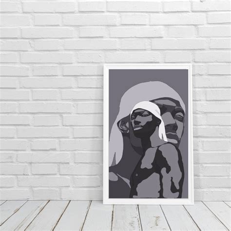 Black Afro Men Art Poster Black Man Art Black Man Wall Art - Etsy