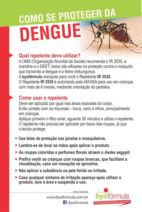 Dicas Para Combater A Dengue Byofórmula