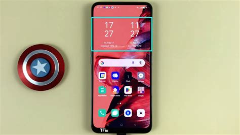 Dual Clock On Oppo Reno2 F Android 11 Youtube