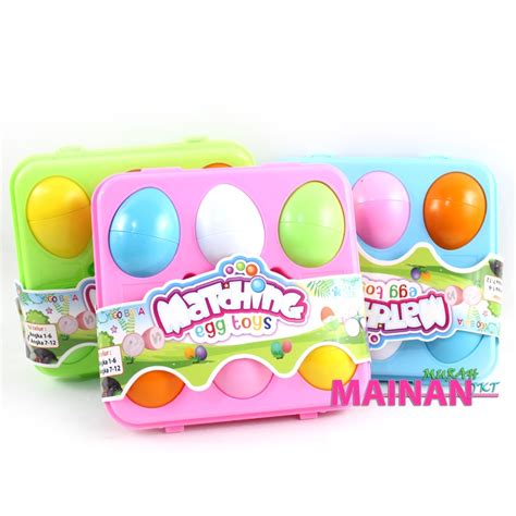 Jual Mainan Anak Murah Matching Egg Toys Ye Mainan Telur Puzzle Angka