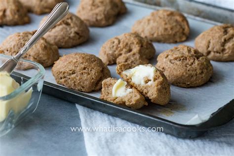 5 Minute Whole Wheat Drop Biscuits — What Lisa Cooks