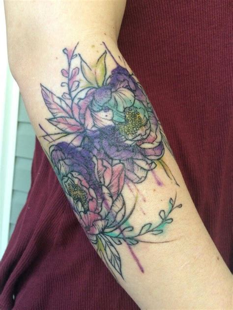 Peony Watercolor Tattoo Body Art Tattoos Feminine Tattoos Tattoos