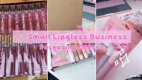 💖small Business Check Asmr Packaging Lipgloss Orders Tiktok