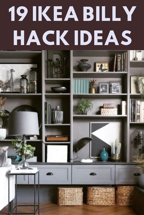 The Ikea Billy Bookcase Is Really Easy To Hack Here We Showcase Some Of The Best Ikea Billy