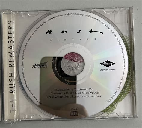 Rush Signals Remastered Cd Album 1997 Exnm Ebay