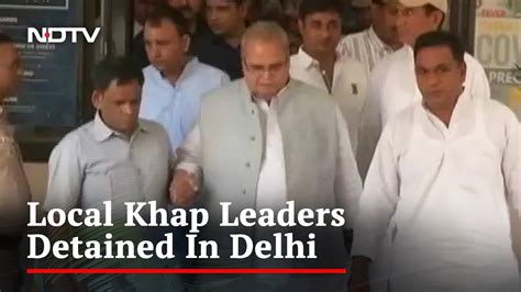 Watch Satya Pal Malik Visits Delhi Police Station Cops Say Not