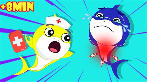 Baby Shark Has A Stomachache Baby Shark Hospital Rescue Team More