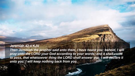 Jeremiah Kjv Desktop Wallpaper Then Jeremiah The Prophet Said