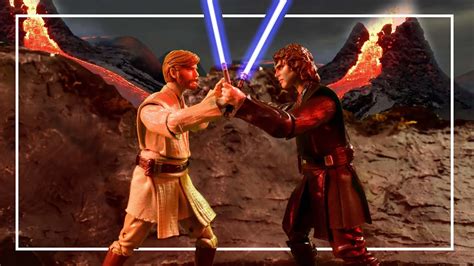 Anakin Vs Obi Wan Mustafar Fight Stop Motion Animation Star Wars Cinelpixel Youtube