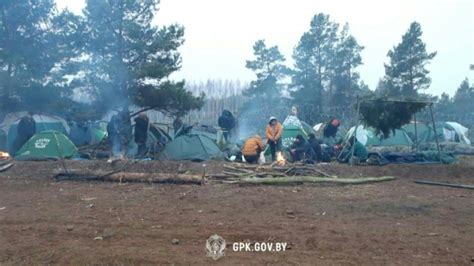 Belarus Releases New Video Of Migrant Camp Near Polish Border