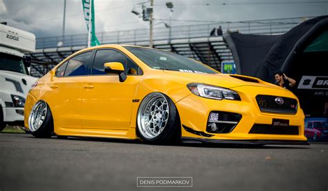 Yellow Subaru Sti Stancenation™ Form Function