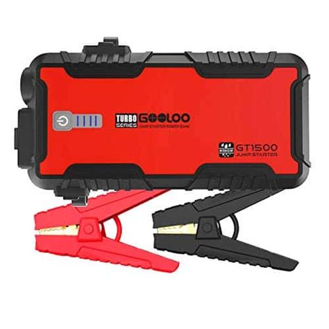 Car Jump Starter GOOLOO GT1500 1500A Peak SuperSafe 12V Portable Water