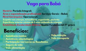 Vaga Para Bab Encontre Oportunidades