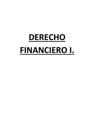 TEMA 5 Derecho Financiero TEMA 5 LOS PRINCIPIOS MATERIALES DEL