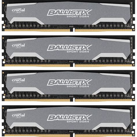 Gb Crucial Ballistix Sport Ddr Dimm Cl Quad Kit Ddr