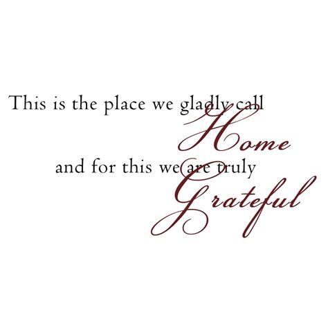 Home Grateful Wall Quotes Family Room Vinyl Decal Art 087 - Etsy