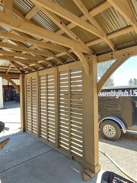 How To Install Two Yardistry 12 Gazebo Privacy Walls On A 12x24