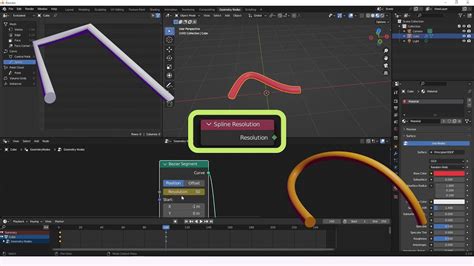 Spline Resolution Geometry Nodes Learning Blender Youtube