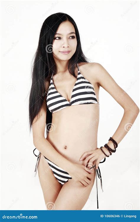 Chinese Girl In Bikini Stock Photography Cartoondealer