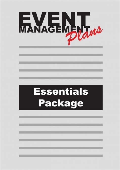 MUST-HAVE Event Management Template Bundle!