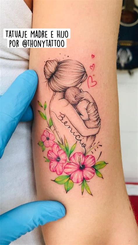 Tatuaje Madre E Hijo Por Thonytattoo Tatuaje Madre E Hija Tatuajes